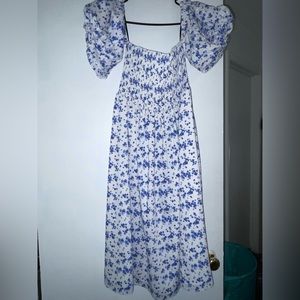 Forever 21 Off the shoulder Floral Midi Dress